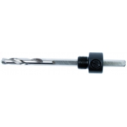 MORSE Screw on arbor without lock pins - for holesaws 9/16" - 1-3/16" - clamshell - 6mm round
